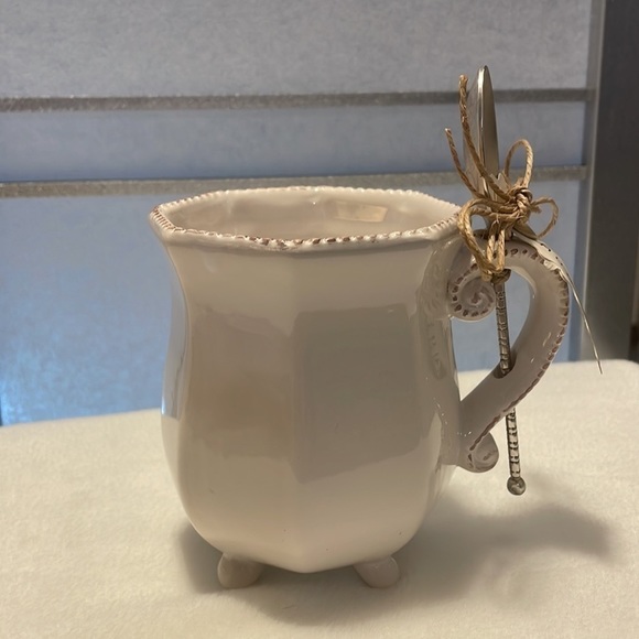 Nwt - MudPie Tea Cup “Steep Right Up” - Picture 1 of 5
